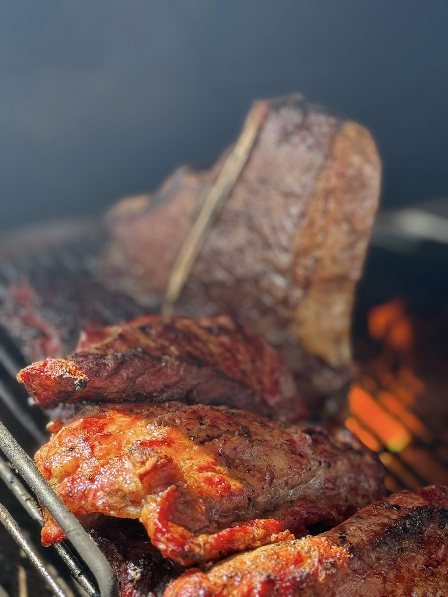 Picanha över glöd